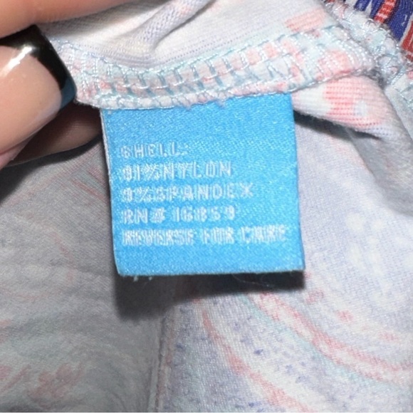 J. McLaughlin women’s quarter button front colorful boho printed top M spring - Picture 6 of 8